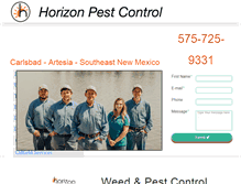 Tablet Screenshot of horizonpestcontrol.net